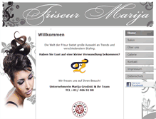 Tablet Screenshot of friseur-marija.com